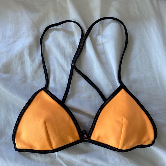 Victoria’s Secret neon orange triangle bikini top - Picture 1 of 2